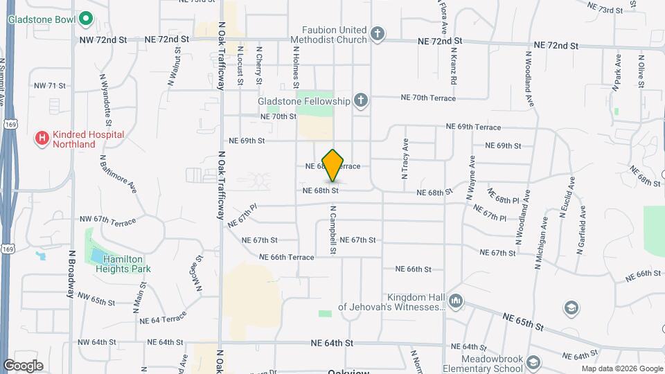 824 NE 68th St Map and Location Details