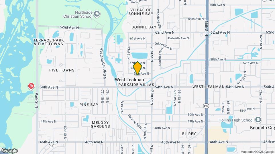 7249 Parkside Villas Dr N Map and Location Details