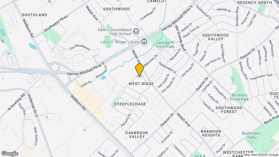 2302 W Creek Ln Map and Location Details