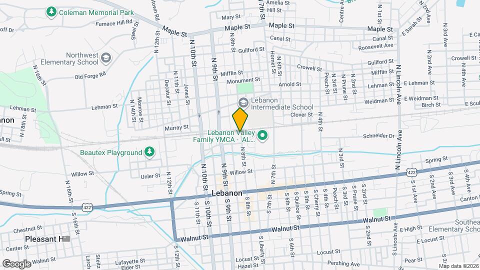 227 N 8th St Map and Location Details