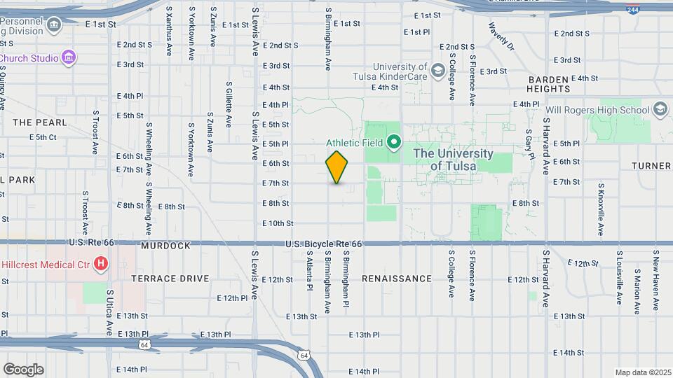 2612 E 7th St Map and Location Details