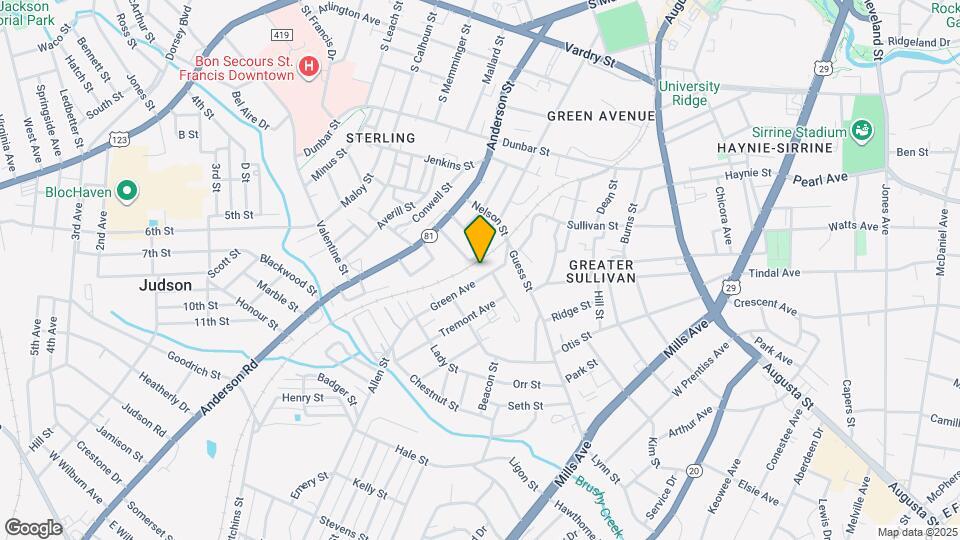 806 Green Ave Map and Location Details