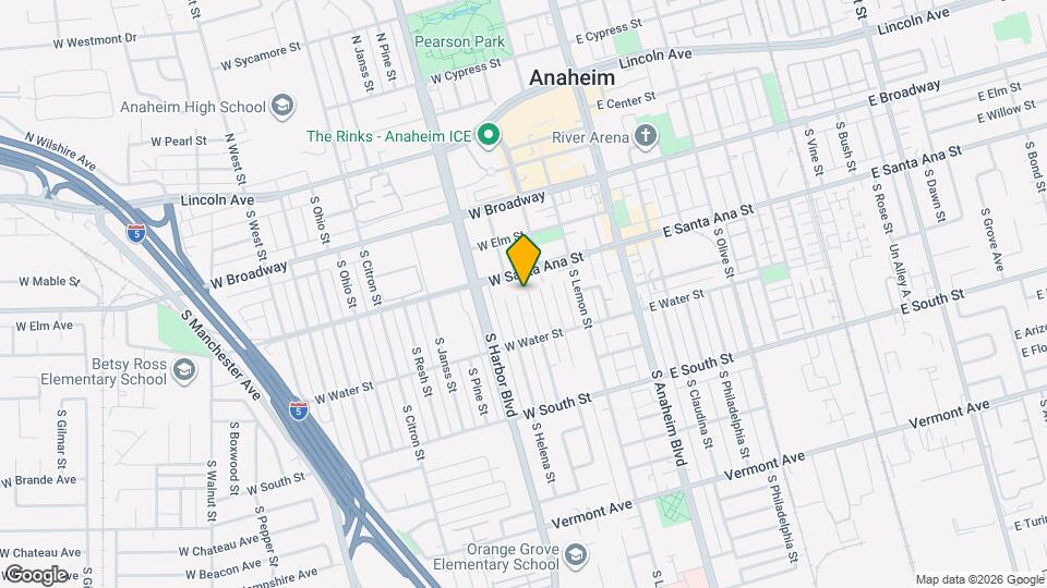 519 S Dickel St Map and Location Details