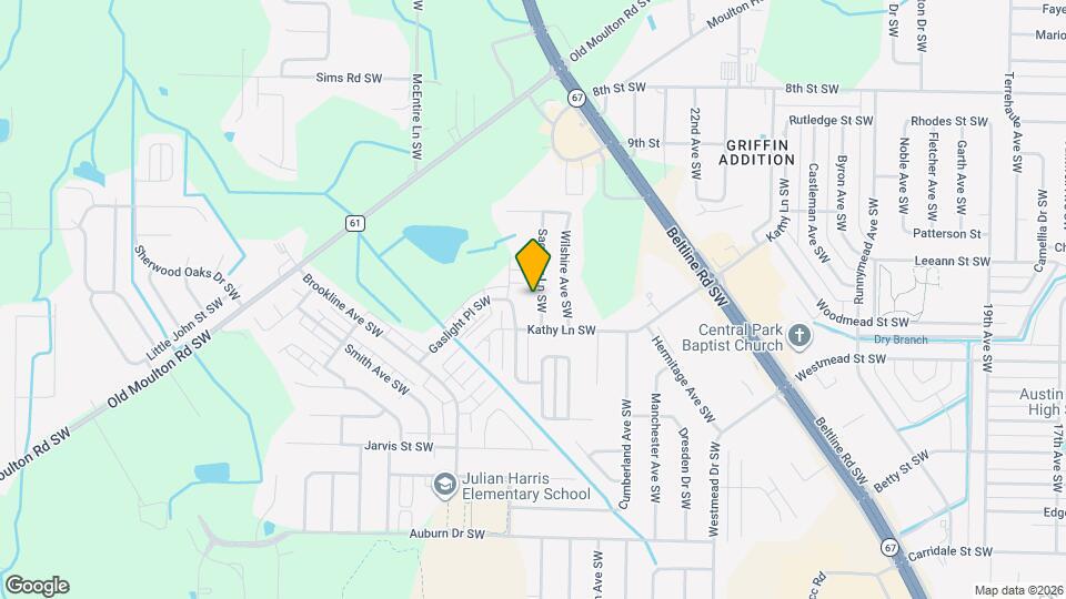 1709 Saginaw Ln SW Map and Location Details