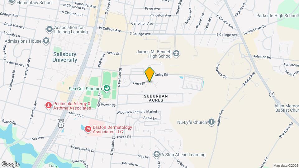 1302 Spruell Dr Map and Location Details