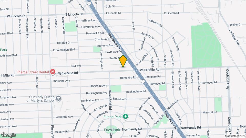 1421 E 14 Mile Rd Map and Location Details