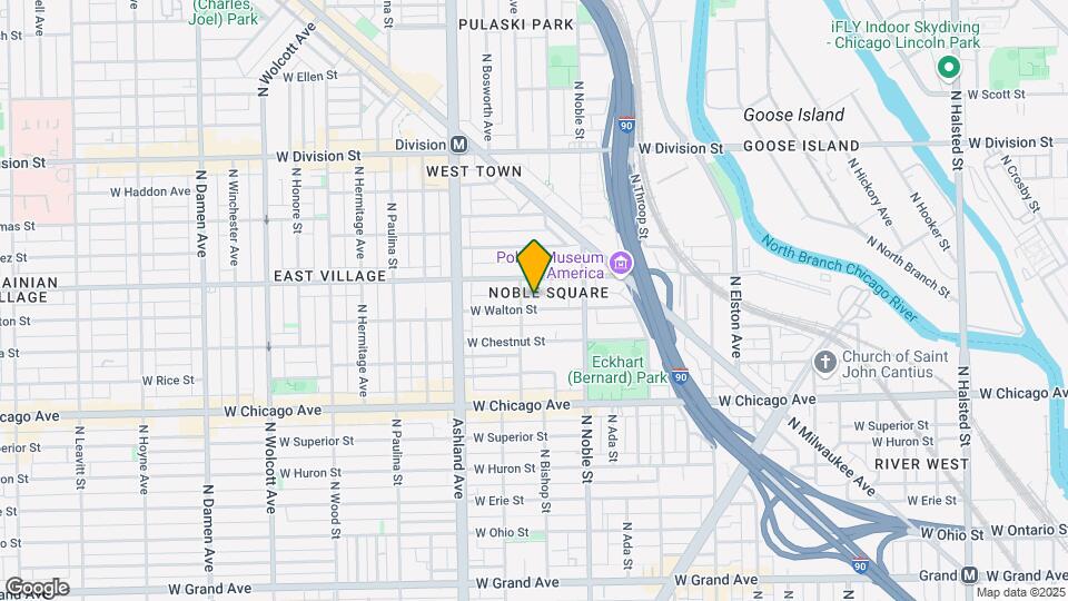 1450 W Walton St, Unit 1 Map and Location Details