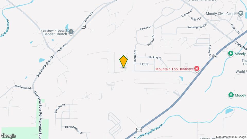 1114 Oak Blvd Map and Location Details