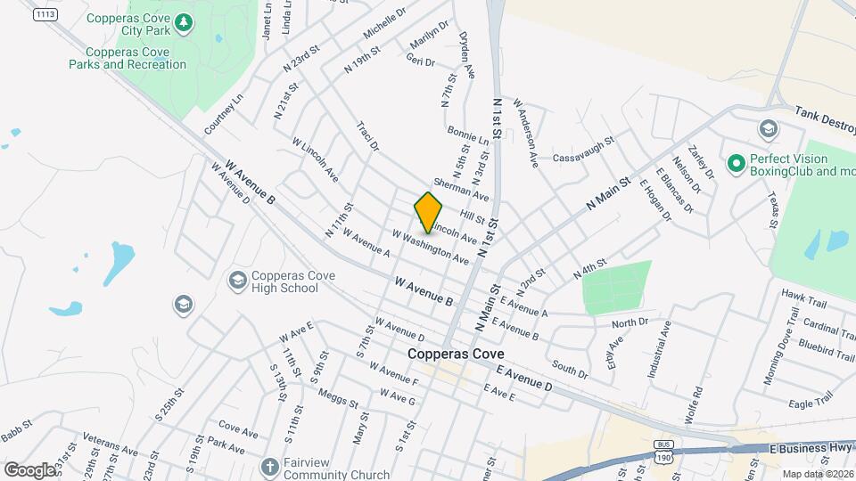 310 W Washington Ave Map and Location Details