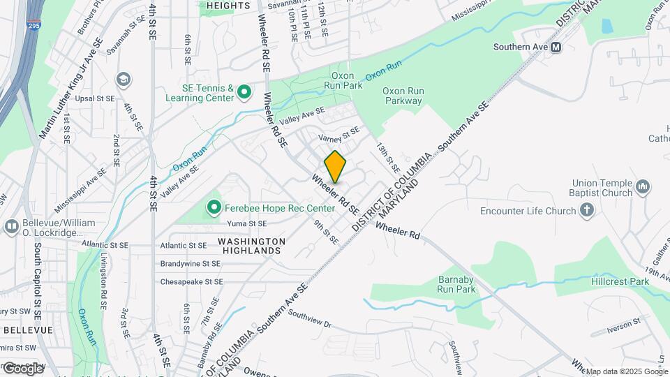 1325 Barnaby Terrace SE Map and Location Details