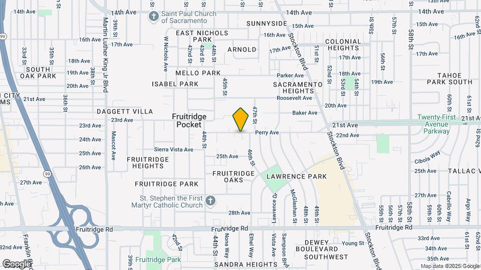 4570 Perry Ave Map and Location Details