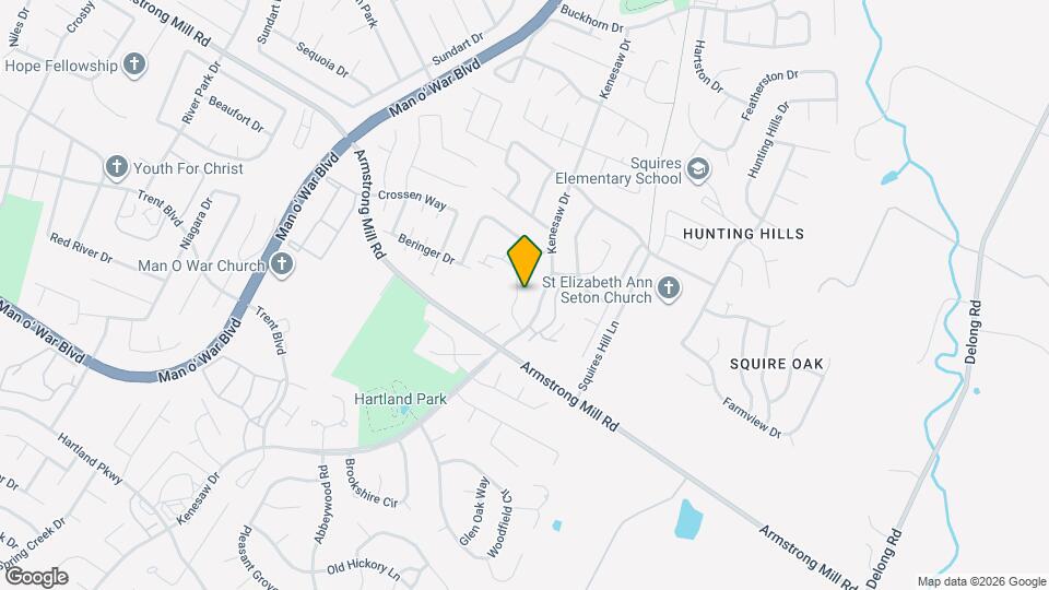 3540 Harper Woods Ln Map and Location Details