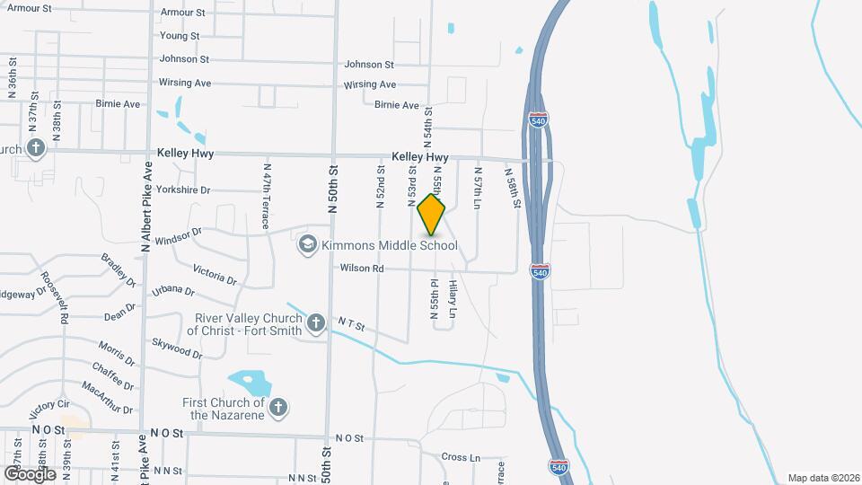 2119 N 55th Pl Map and Location Details