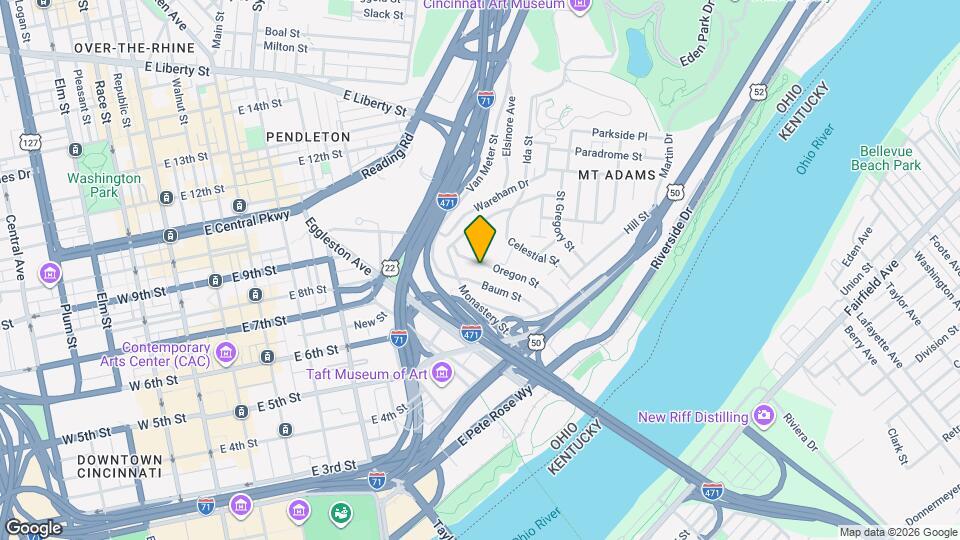 405 Oregon St Map and Location Details