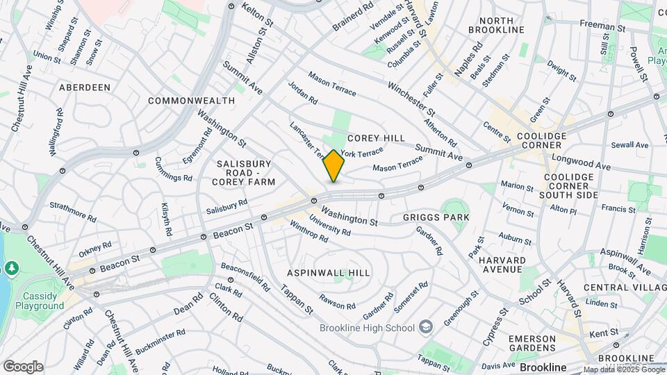 1600 Beacon St, Unit 201 Map and Location Details