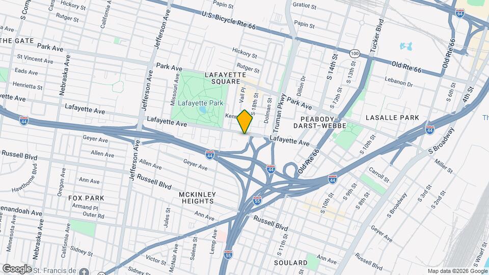 1808 Lafayette Ave Mapa y Detalles de la Ubicación