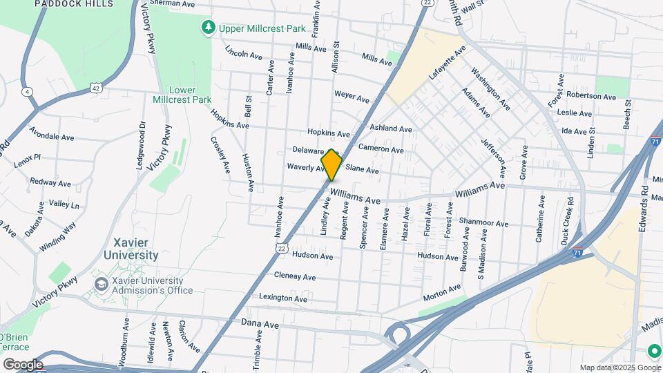 4000 Montgomery Rd Map and Location Details