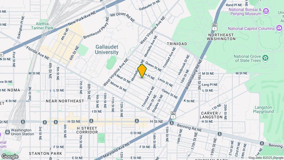 1235 Oates St NE Mapa y Detalles de la Ubicación