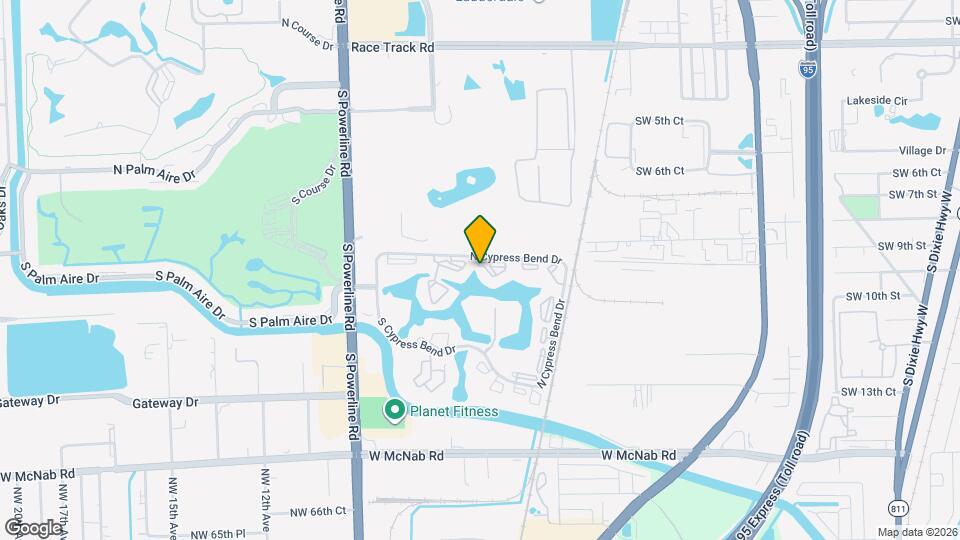 2226 N Cypress Bend Dr, Unit 210 Mapa y Detalles de la Ubicación