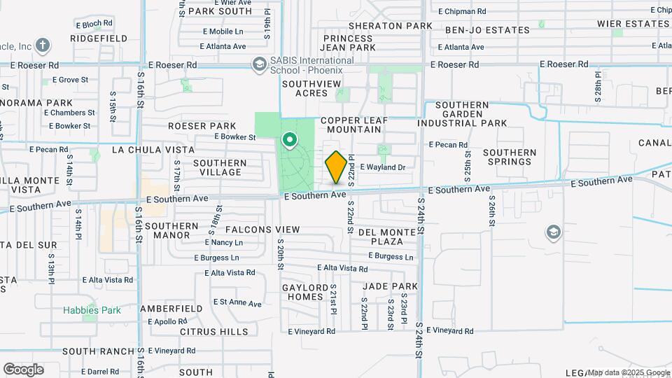 2119 E Huntington Dr Map and Location Details