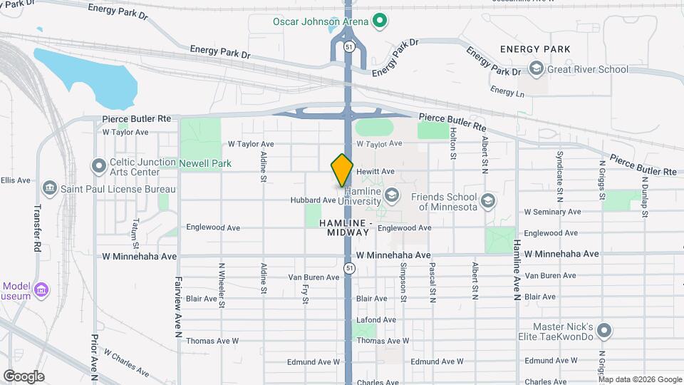 807 Snelling Ave N Map and Location Details