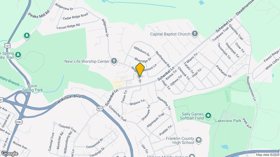 613 Ridgeview Dr, Unit 613 Map and Location Details