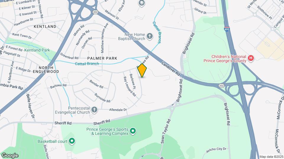 8135 Allendale Dr Map and Location Details