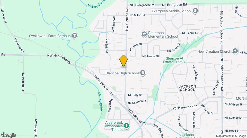 2475 NW Glencoe Rd Map and Location Details