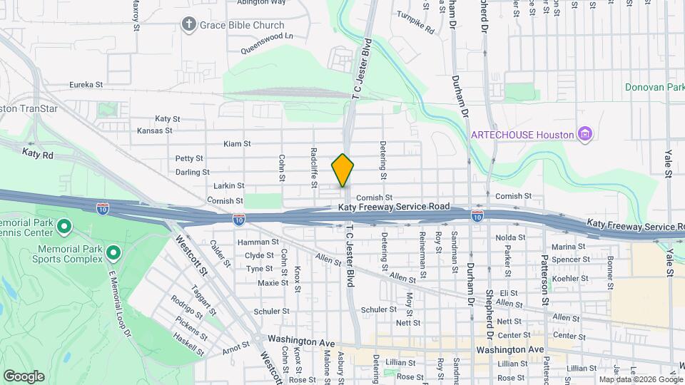 419 T C Jester Blvd Map and Location Details