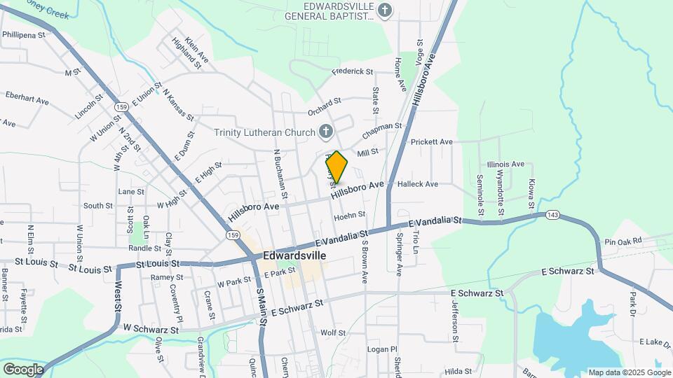 601 Hillsboro Ave Mapa y Detalles de la Ubicación