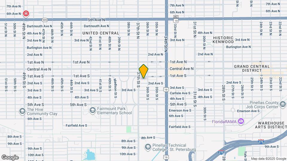 3625 2nd Ave S Map and Location Details