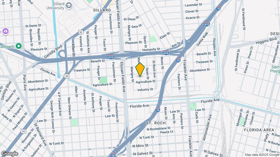 2914-2914 Mandeville St Map and Location Details