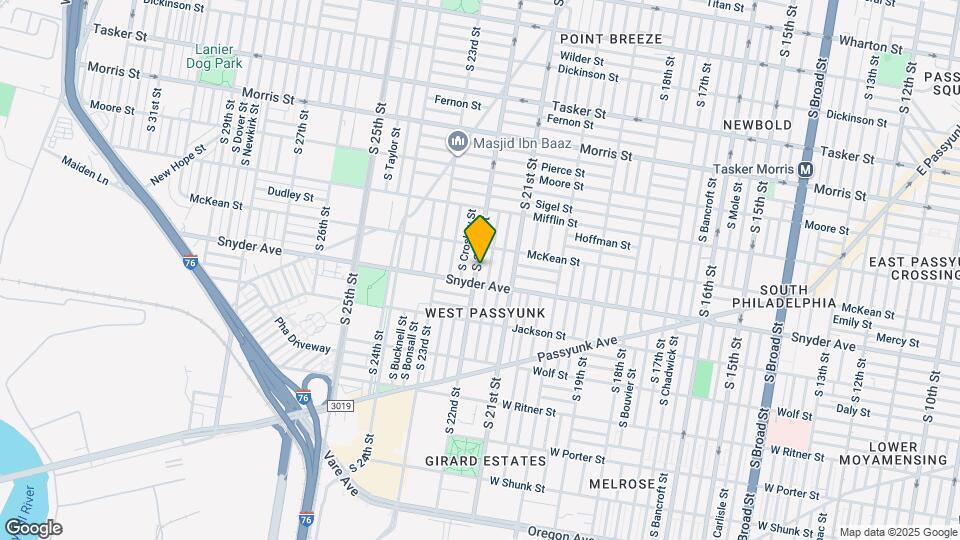 2033 S 22nd St Map and Location Details