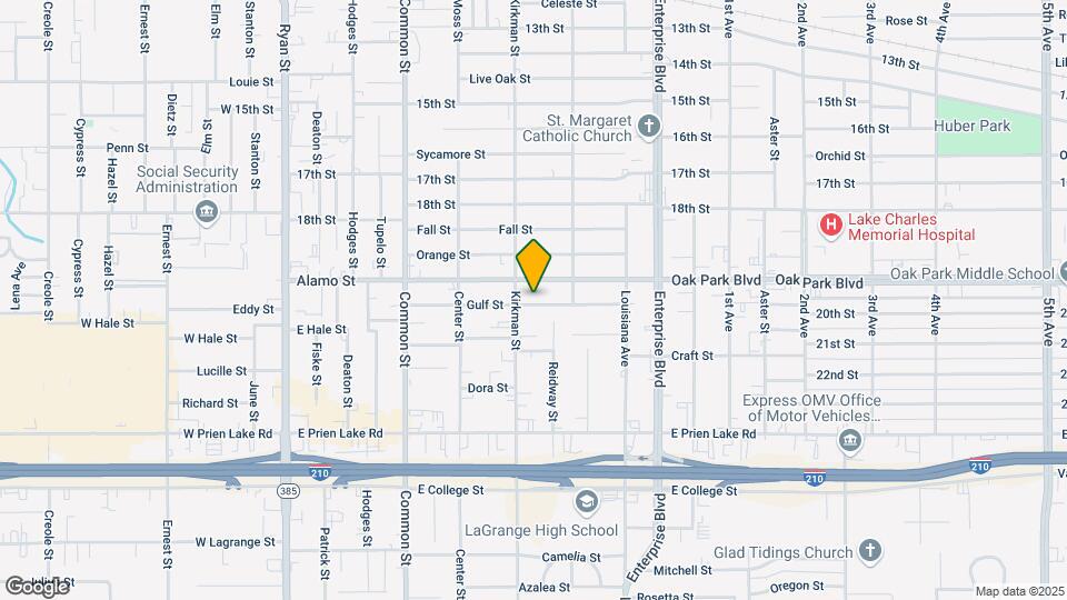 807 Gulf St Map and Location Details
