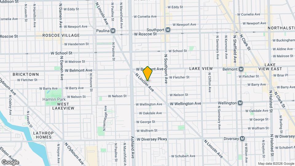 3110 N Greenview Ave Map and Location Details