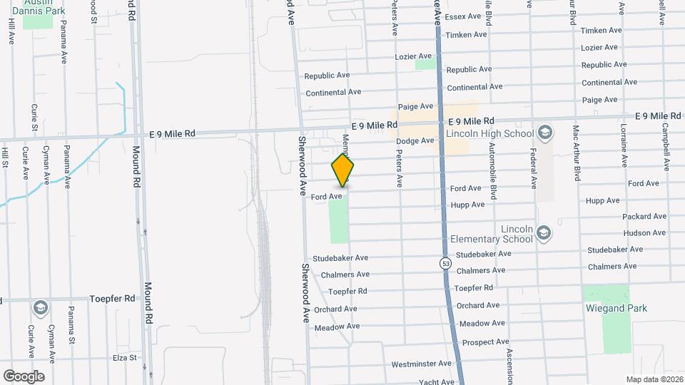6807 Ford Ave Mapa y Detalles de la Ubicación