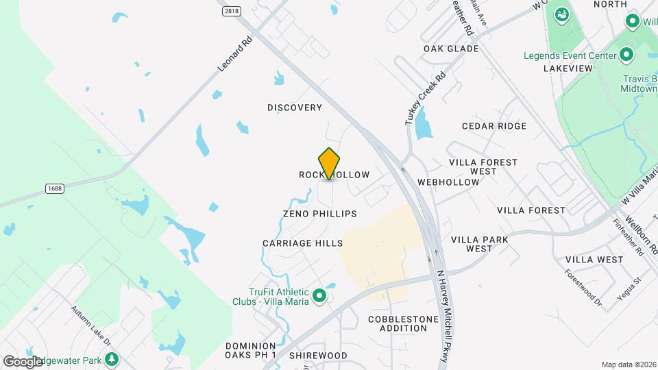 1700 Rock Hollow Loop Map and Location Details