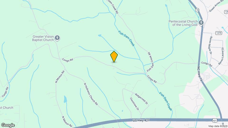 4534 Congo Rd Map and Location Details