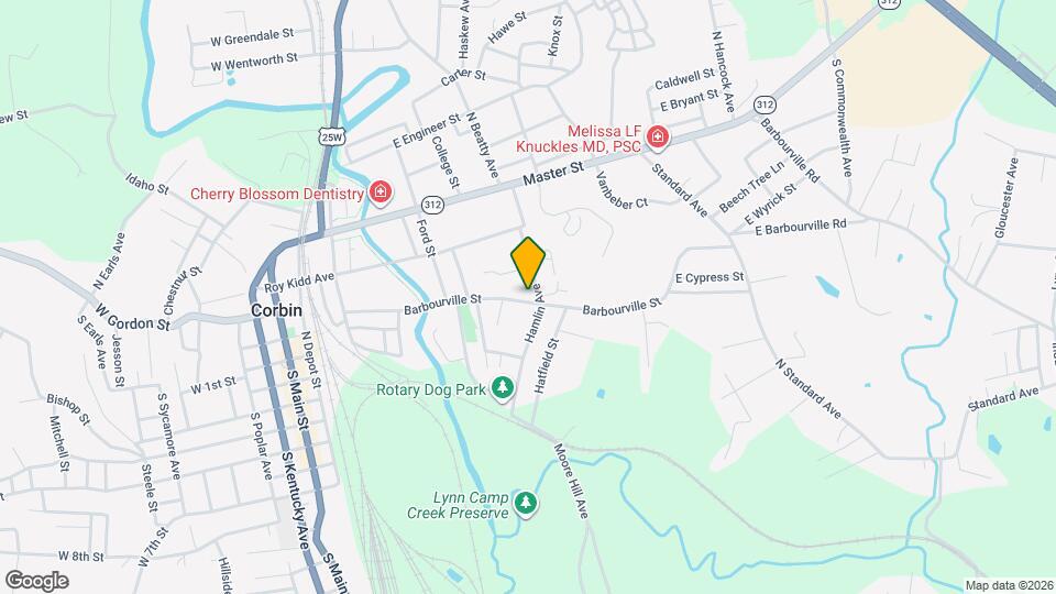 812 Barbourville St Map and Location Details