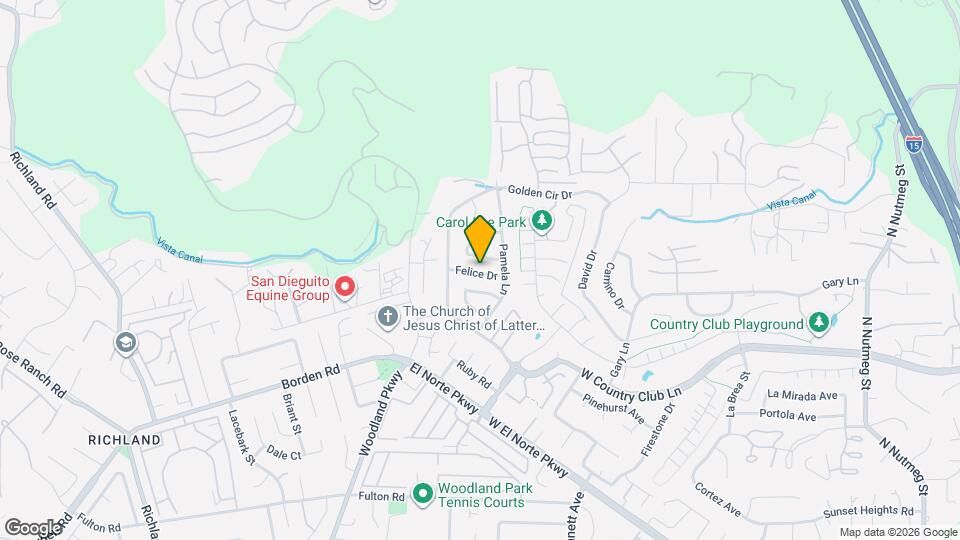 1916 Felice Dr Mapa y Detalles de la Ubicación