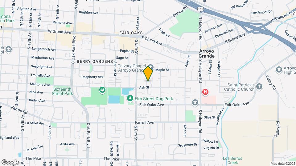 1158 Ash St Map and Location Details