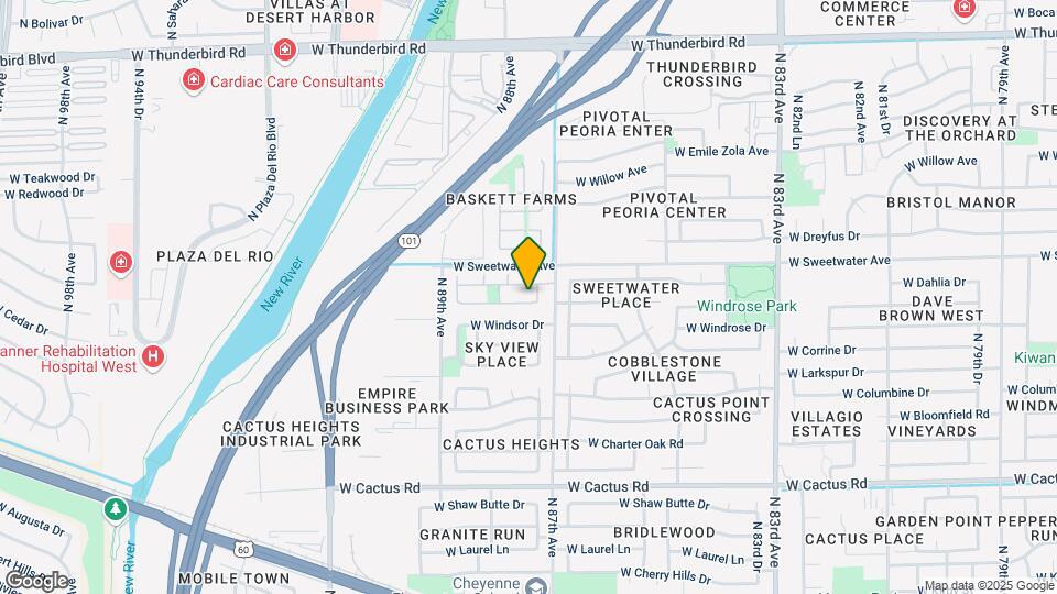8770 W Aster Dr Map and Location Details