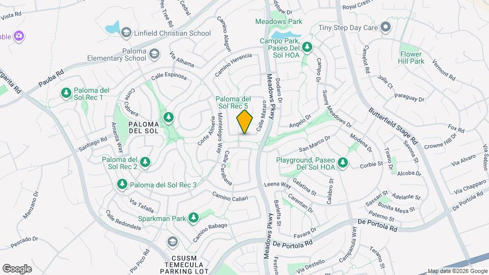 32195 Via Cesario Map and Location Details