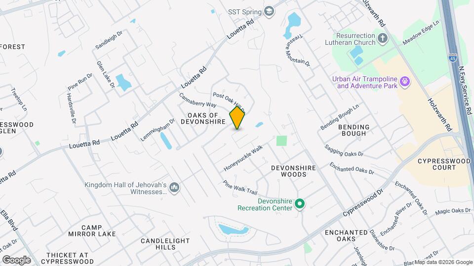 2615 Piemonte Ave Map and Location Details