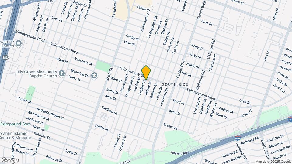 6715 England St Map and Location Details