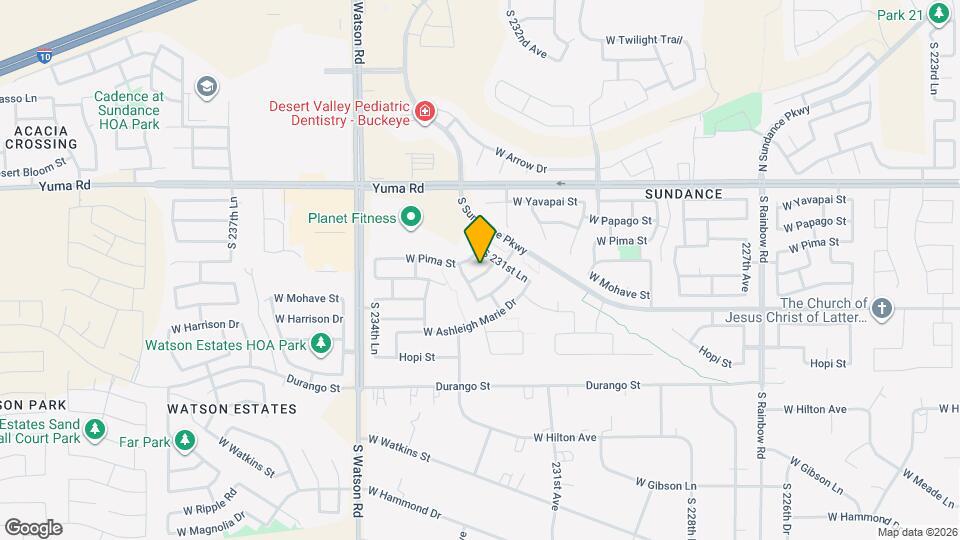 23264 W Cocopah St Map and Location Details