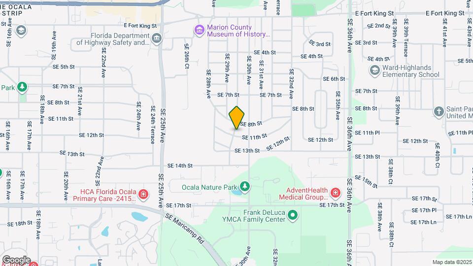 2907 SE 11th St Map and Location Details