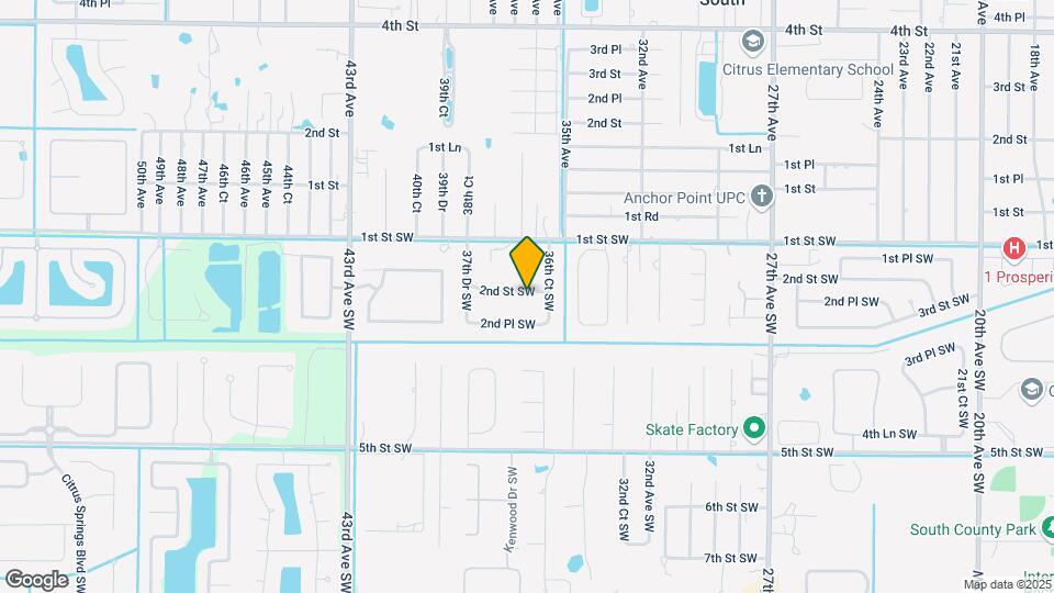 3619 2nd St SW Map and Location Details