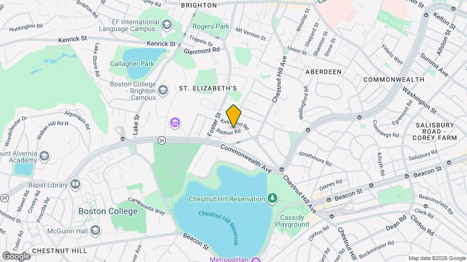 38 Radnor Rd Mapa y Detalles de la Ubicación