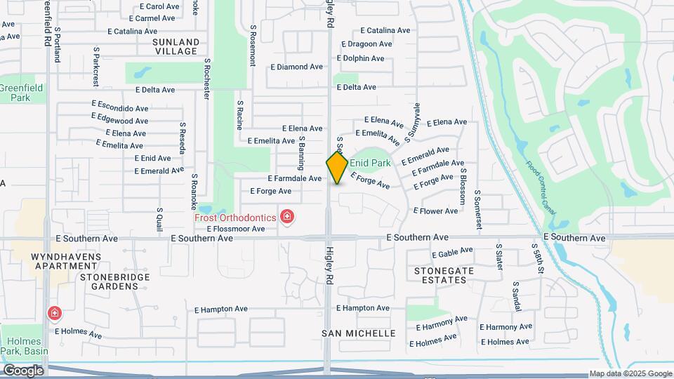5216 E Florian Ave Map and Location Details